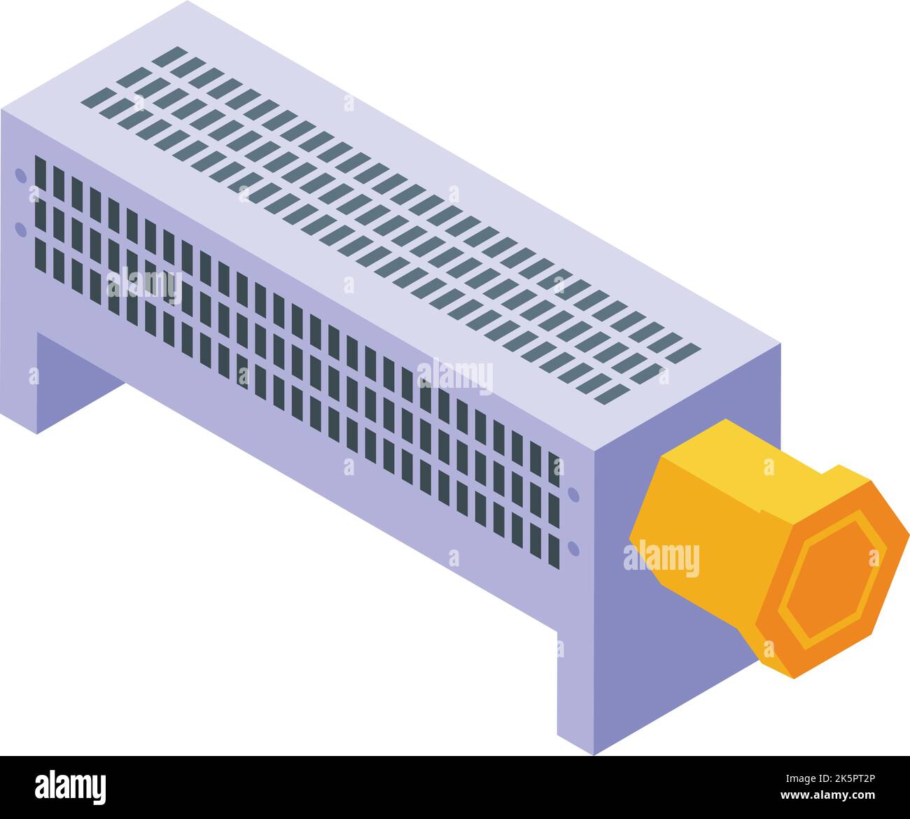 Service convector icon isometric vector. Room energy. Home wall Stock Vector