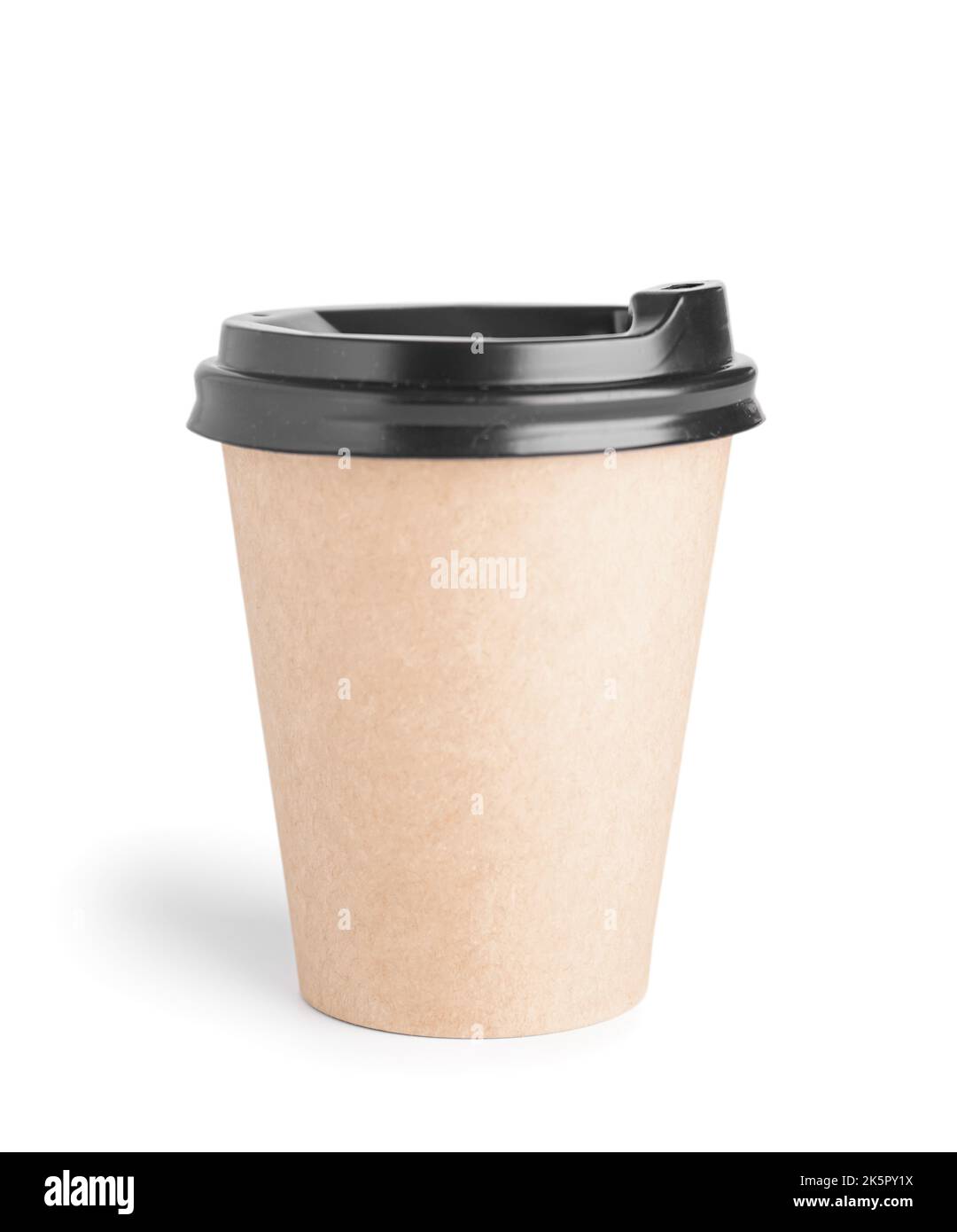 Blank paper cup isolated on white background Stock Photo - Alamy