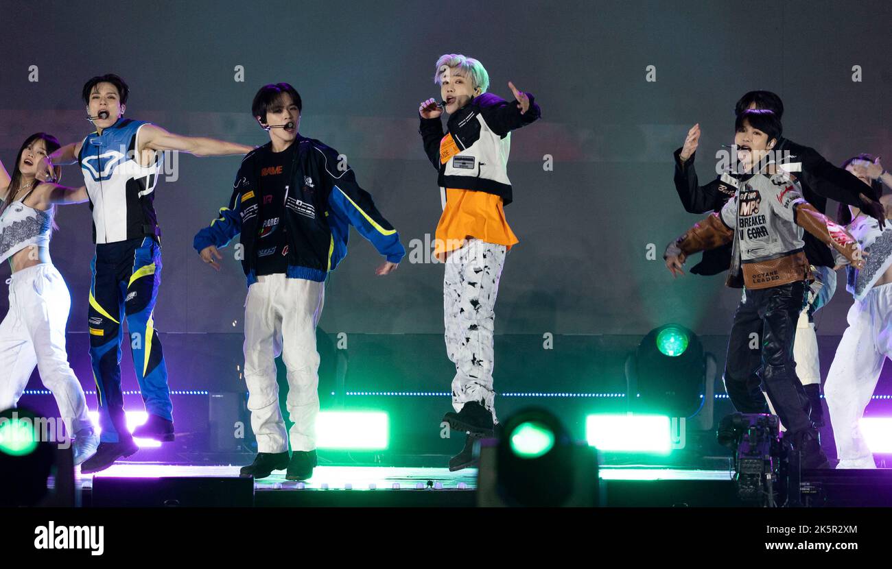 7 October 2022 - Seoul, South Korea : South Korean K-Pop boy band NCT