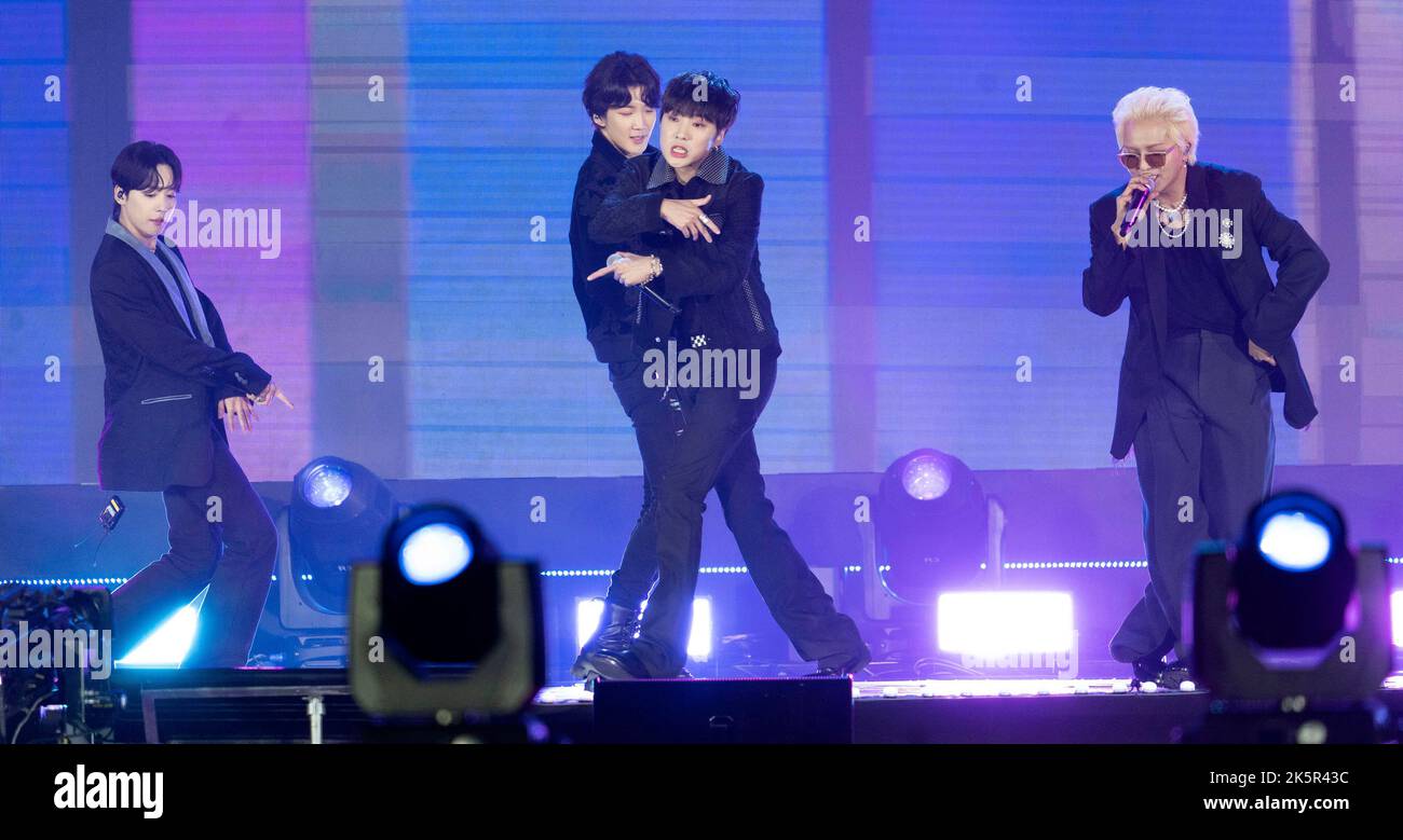 7 October 2022 - Seoul, South Korea : South Korean K-Pop boy band