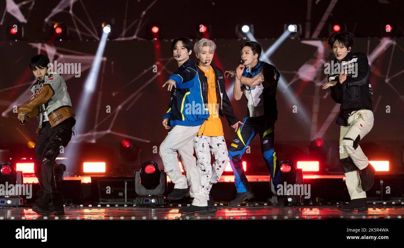 7 October 2022 - Seoul, South Korea : South Korean K-Pop boy band NCT