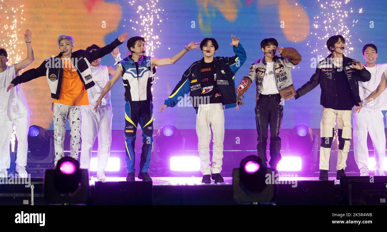 7 October 2022 - Seoul, South Korea : South Korean K-Pop boy band NCT