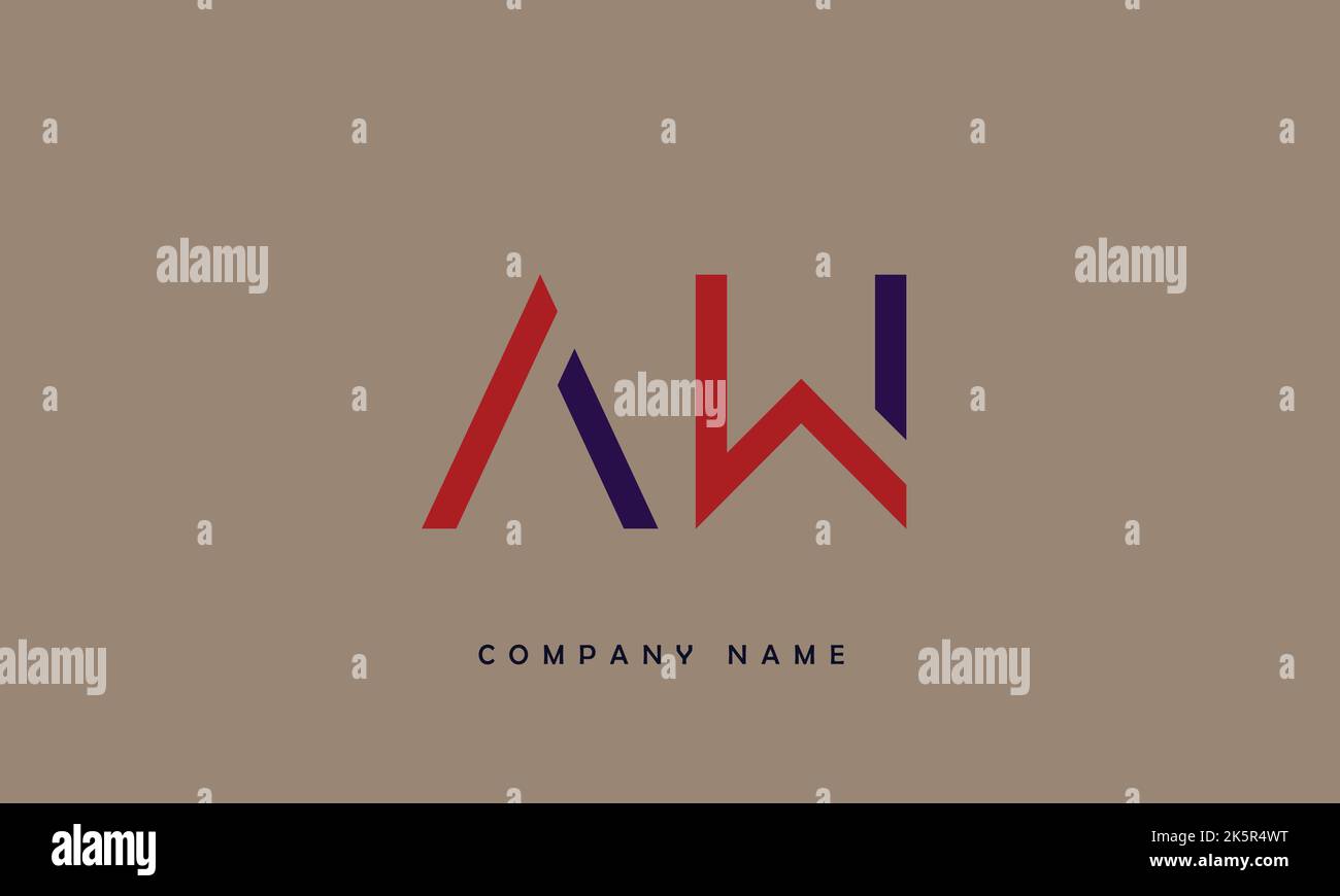 Aw letters hi-res stock photography and images - Alamy