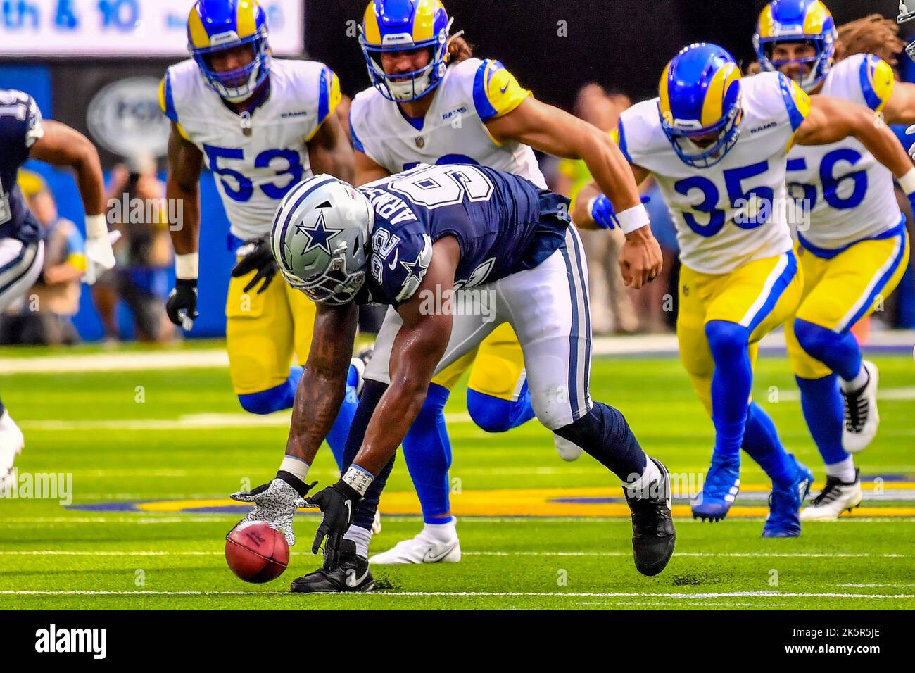 INGLEWOOD, CA - SEPTEMBER 18: Los Angeles Rams Punter Riley Dixon