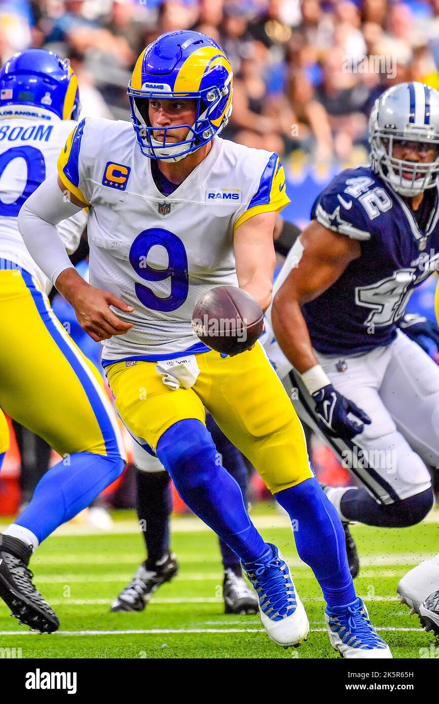 October 9, 2022 Inglewood, CA.Los Angeles Rams quarterback Matthew