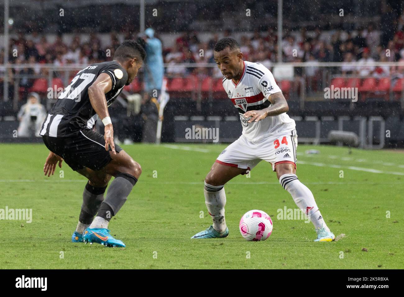 Sao Paulo, Brazil. 09th Oct, 2022. Wellington do Sao Paulo during a