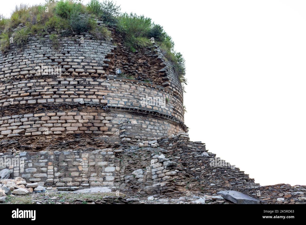 The Amluk dara stupa buddhist place believed to be built in the 2nd-9th CE Stock Photo