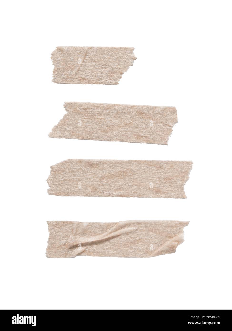 Beige paper masking tape in various length Stock Photo Alamy