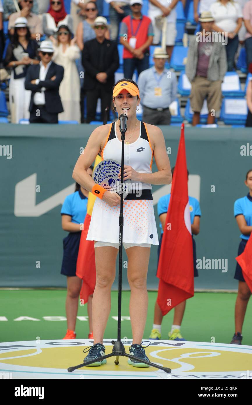 Monastir, Tunisia. 9th Oct, 2022. The French Alizé finalist of