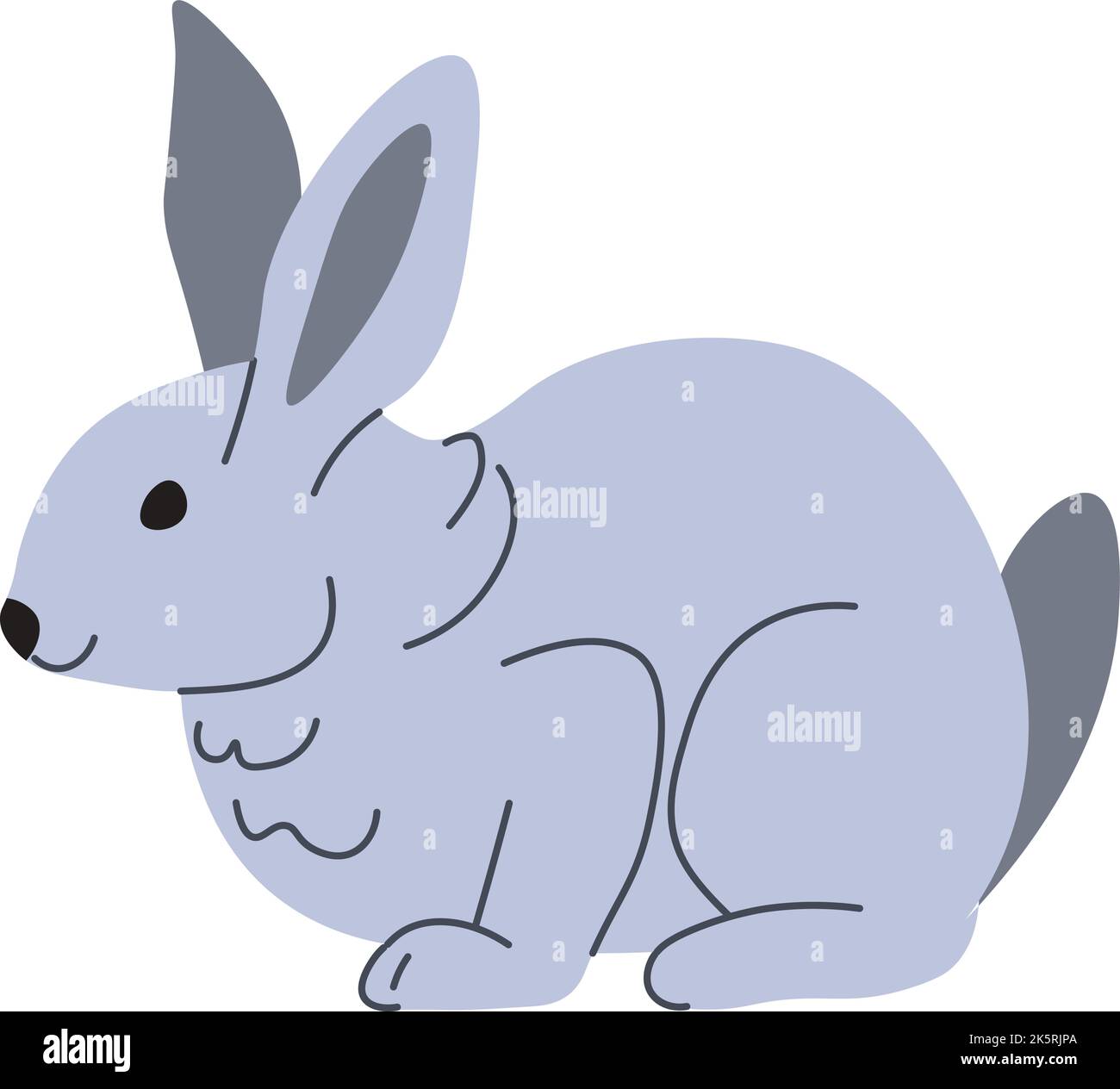 Forest animals, portrait of hare bunny, rabbit Stock Vector Image & Art ...