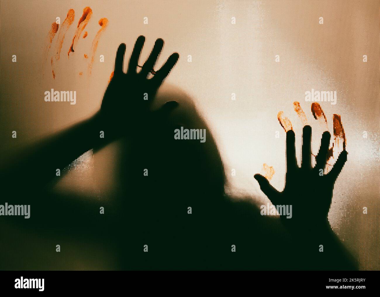 Horror ghost woman blooded hi-res stock photography and images - Alamy