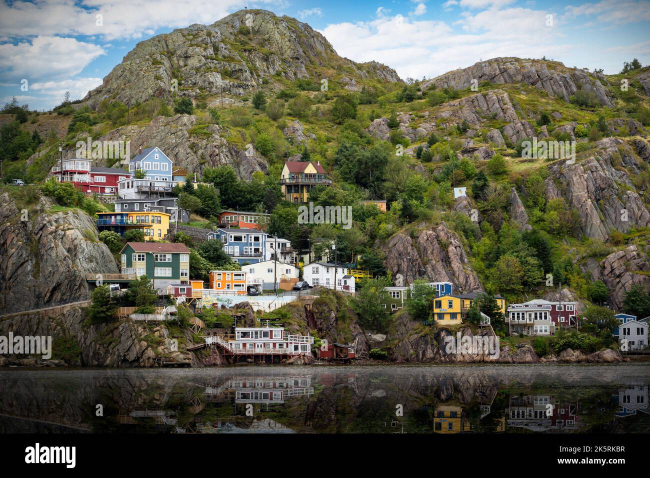 St johns newfoundland jelly bean houses hires stock photography and