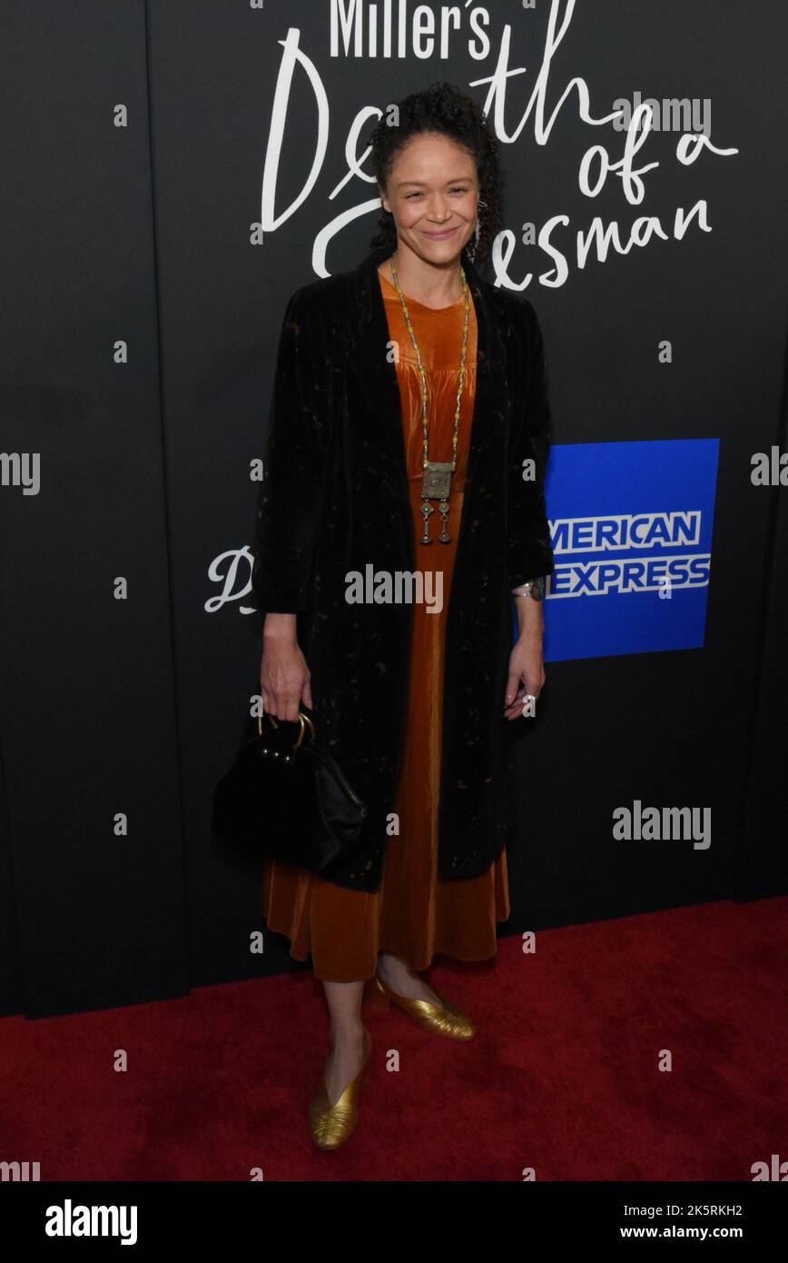 Amber Gray attends the Death of a Salesman Broadway opening night at ...
