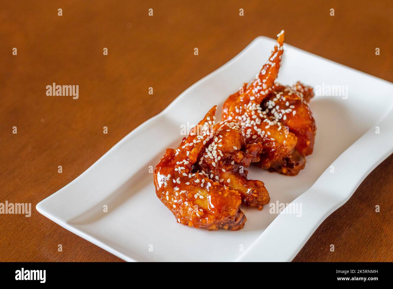 Korean style fried chicken wings at a local cafe in Cebu City