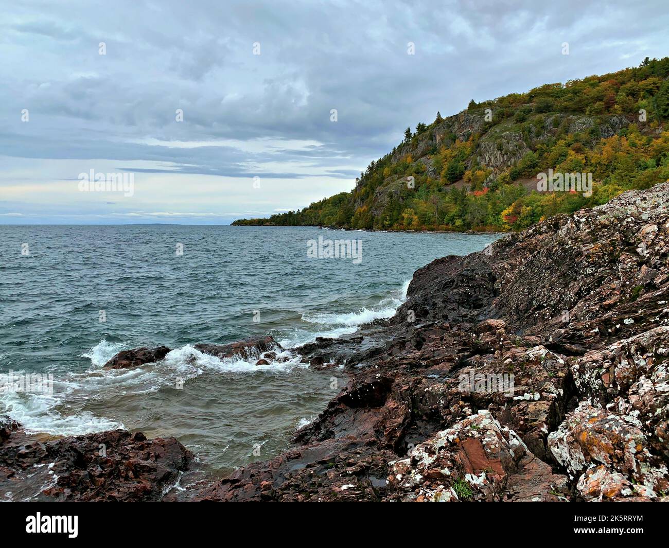 Colors of Autumn/Fall colors/Lake Superior/Gros Cap Conservation Area ...