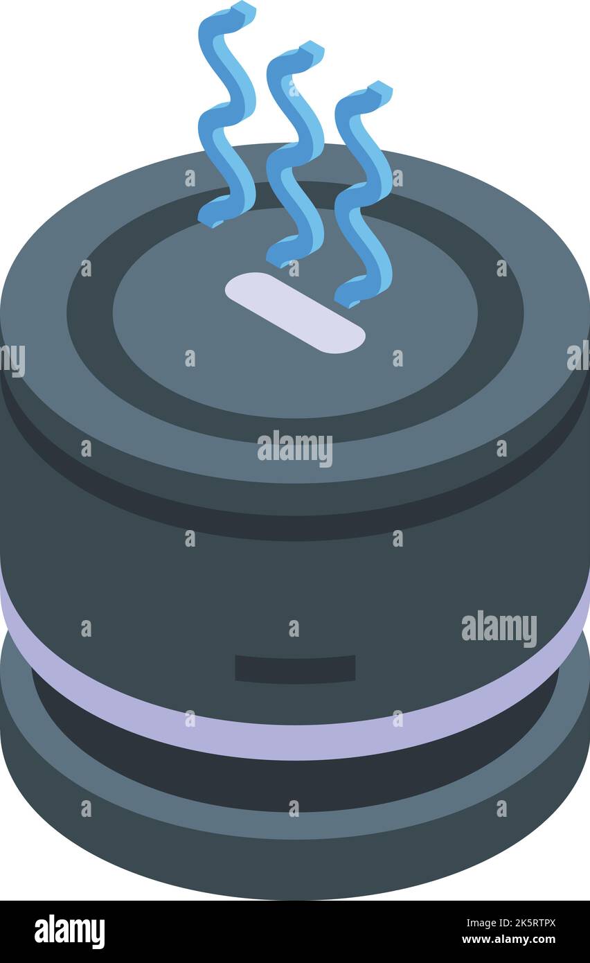 Air purifier icon isometric vector. Clean dust. Smoke filter Stock Vector