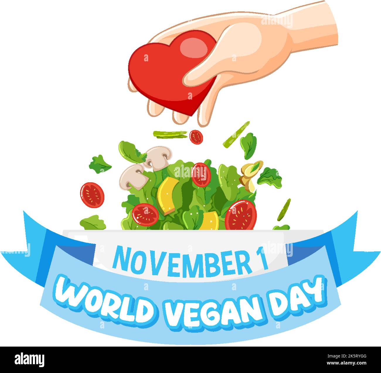 World Vegan Day Logo Concept illustration Stock Vector Image & Art - Alamy