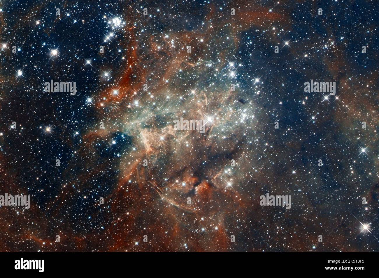Hubble images 30 Doradus - NCG 2060 Stock Photo