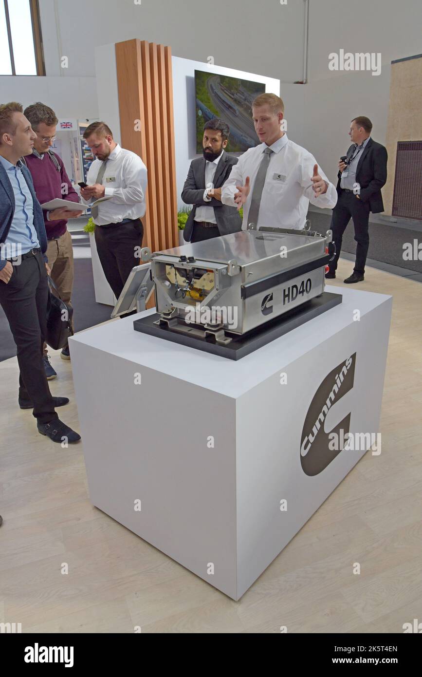 Cummins HD40 hydrogen fuel cell on display at the International Transport Expo Innotrans, Berlin