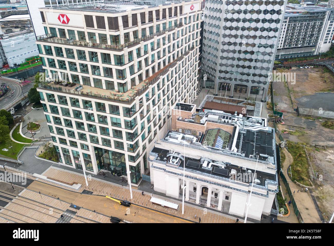 Centenary Square, Birmingham - September 29th 2022 - The HSBC UK Headquarters on Centenary Square in Birmingham. Pic Credit: Scott CM / Alamy Live New Stock Photo