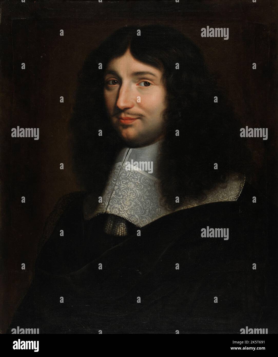 Portrait of Jean-Baptiste Colbert, Marquis de Seignelay (1619-1683), 17th century. Found in the collection of the Mus&#xe9;e des Beaux-Arts, Reims. Stock Photo