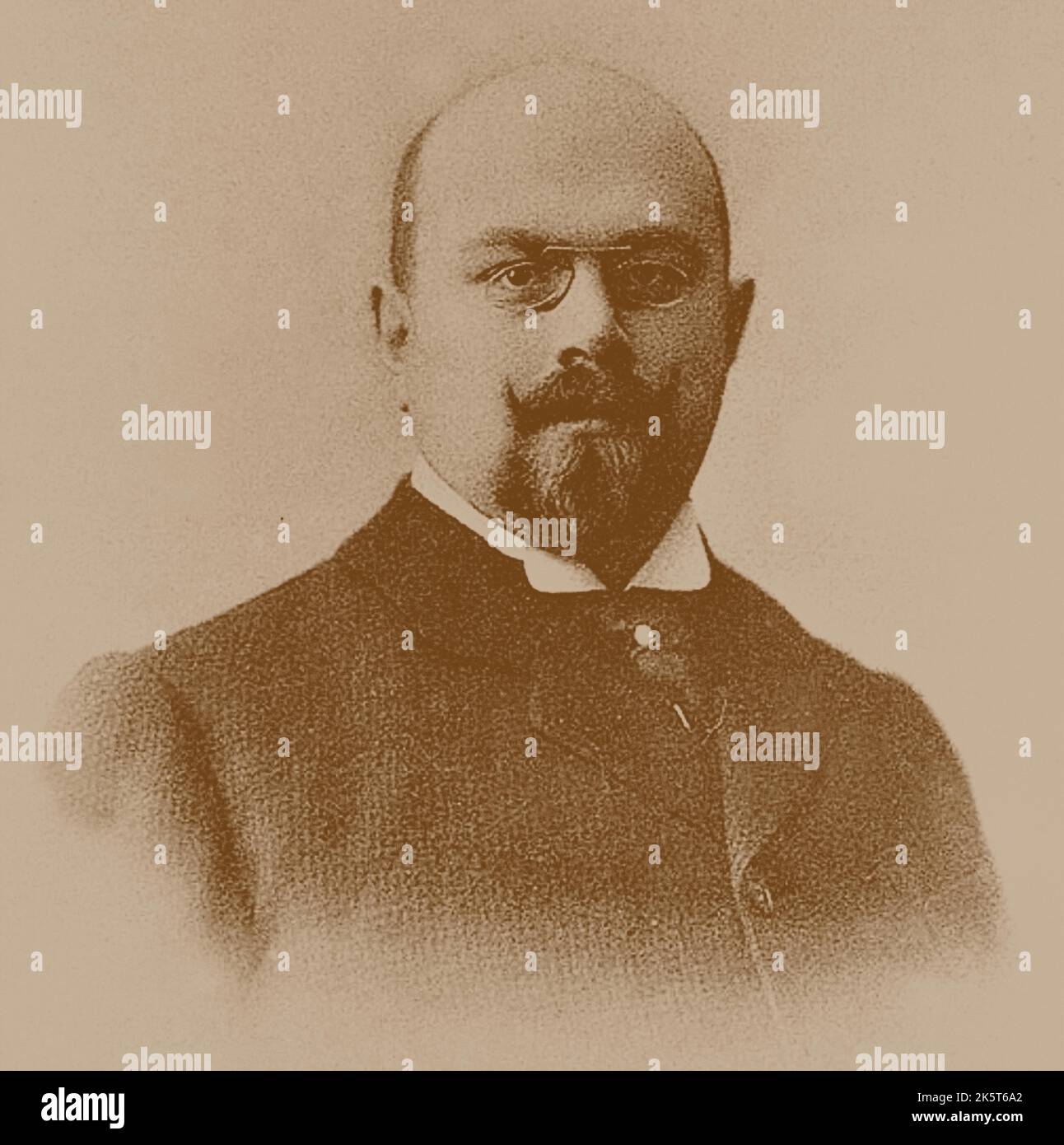 Portrait of Mikhail Abramovich Morozov (1870-1903). Private Collection. Stock Photo