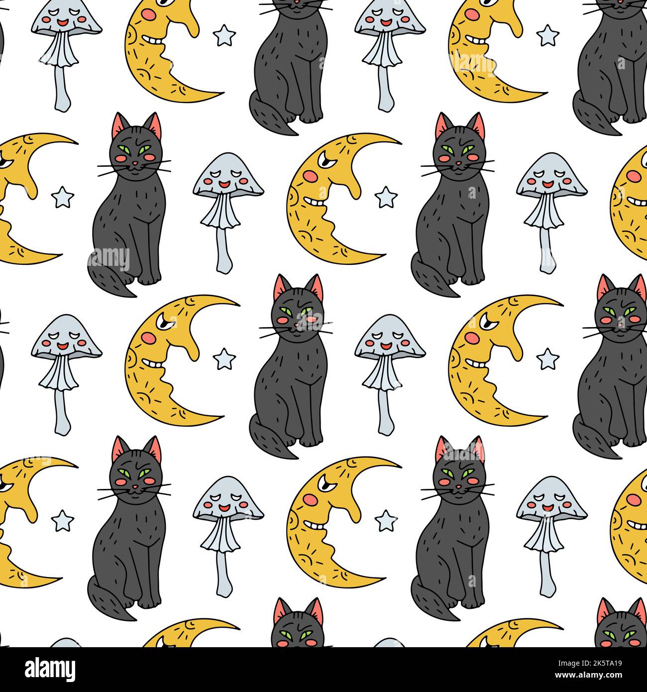 Half half cat face Stock Vector Images - Alamy Half half cat face Stock Vector Images - Alamy
