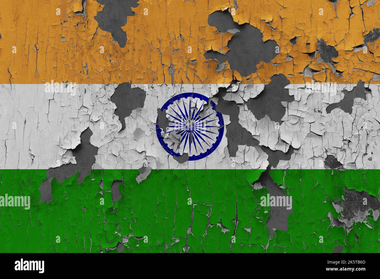 3D Flag of India on an old stone wall background Stock Photo - Alamy