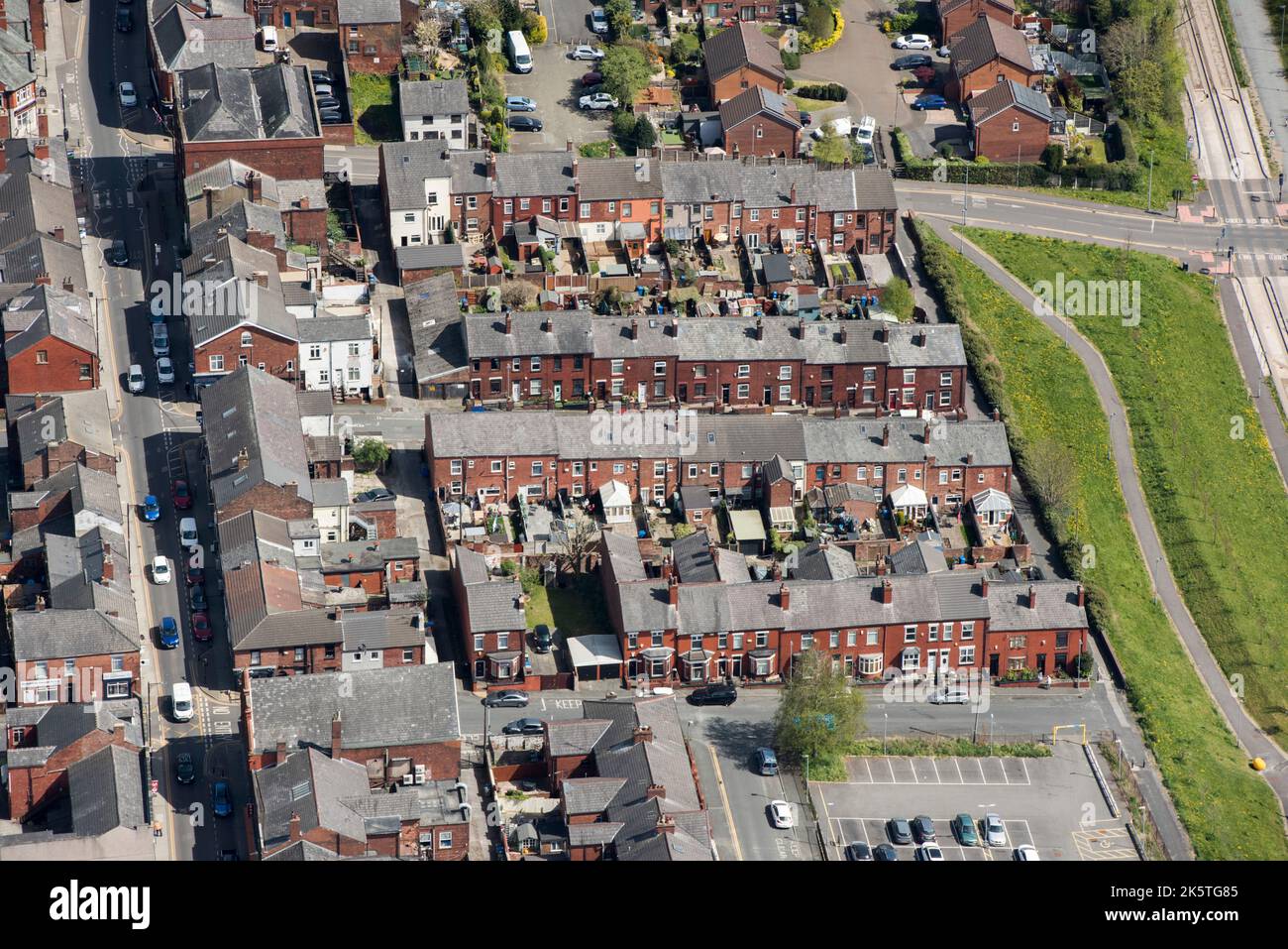 Terraced housing, part of Tyldesley High Street Heritage Action Zone