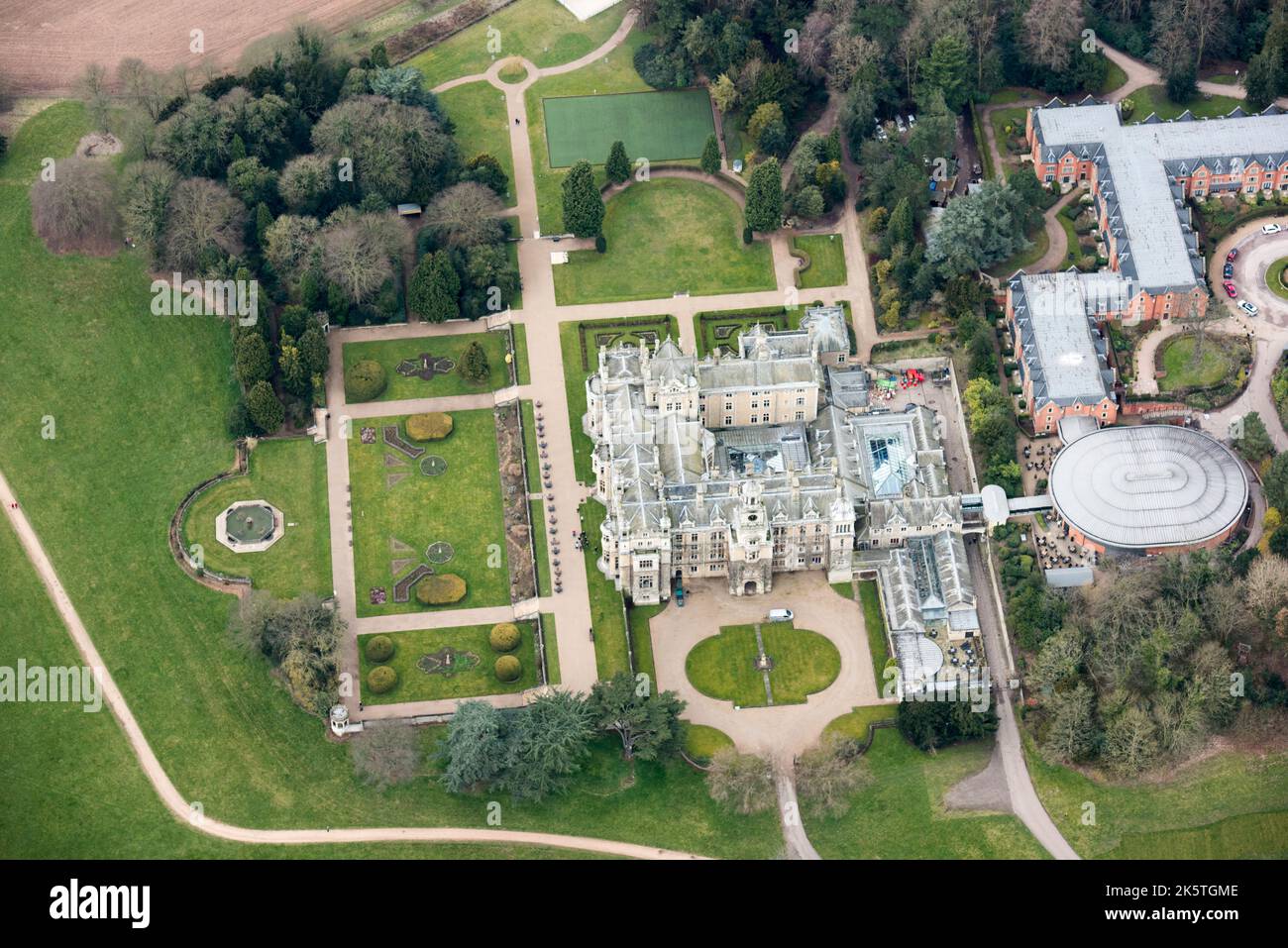 Thoresby Hall, country house turned hotel, built 18641871