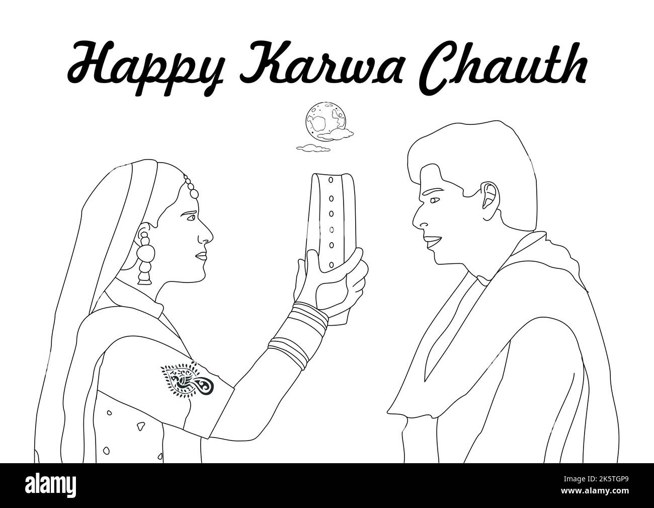 Details more than 141 karva chauth ki drawing vietkidsiq.edu.vn