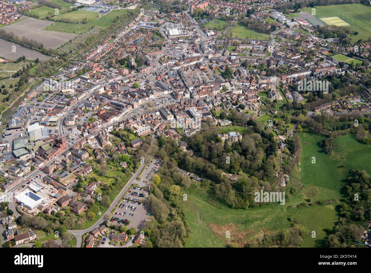 The castle and town, Devizes, Wiltshire, 2017 Stock Photo - Alamy