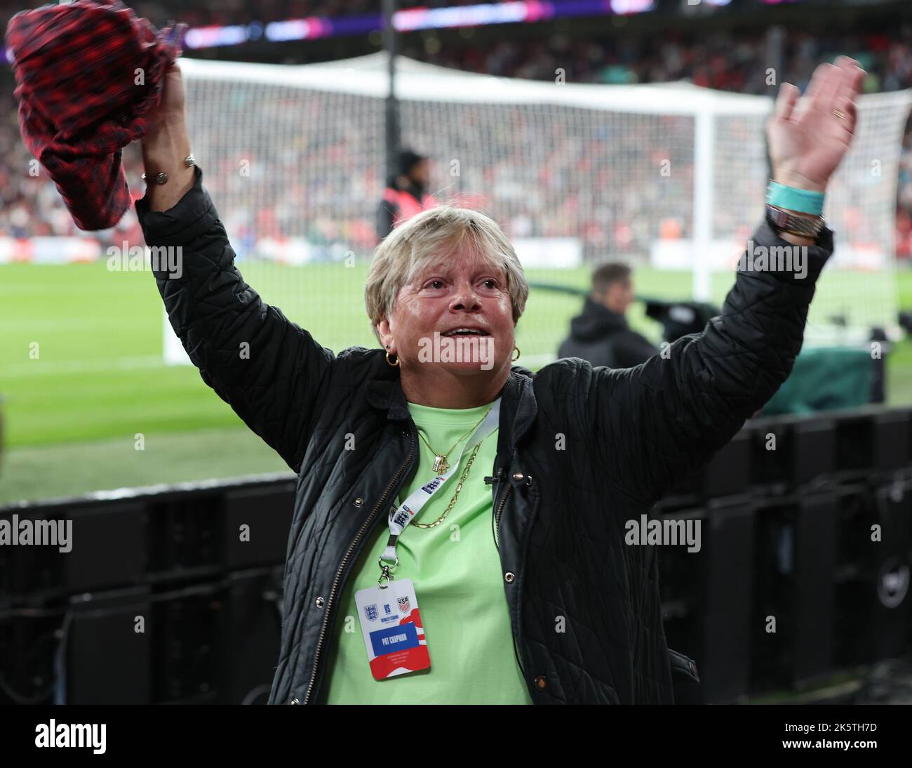 LONDON ENGLAND - OCTOBER 07:Pat Chapmen during Women's International ...