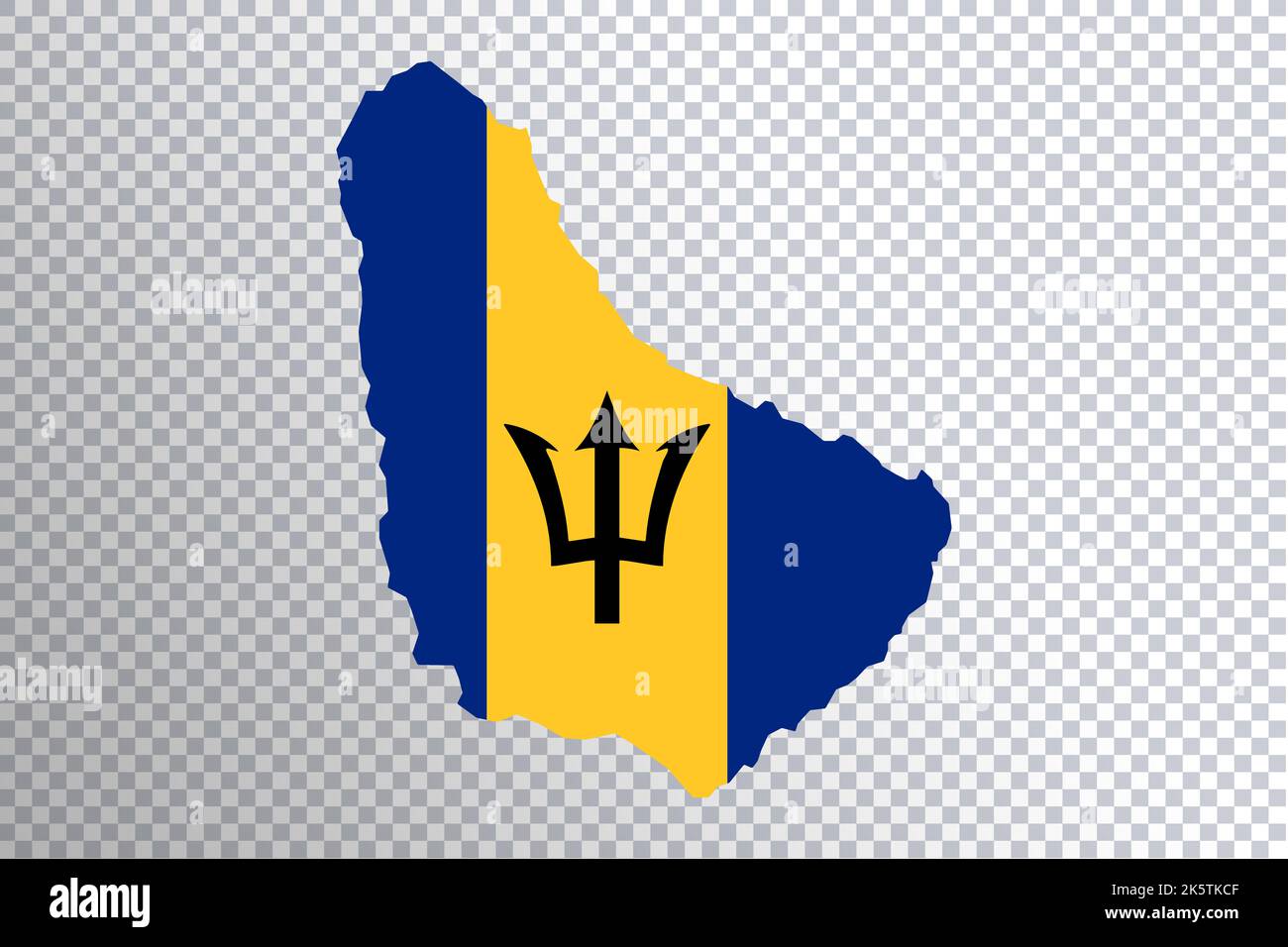 Flag barbados on world map hi res - Barbados Flag On Map Transparent Background Clipping Path 2K5TKCF