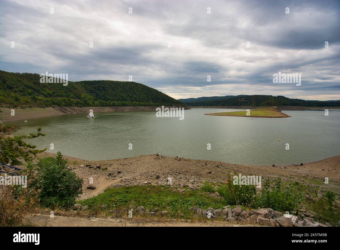 Drought at the Edersee, National Park, Hessen, Germany Stock Photo - Alamy