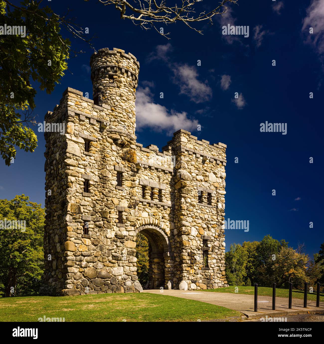 Bancroft Tower Salisbury Park   Worcester, Massachusetts, USA Stock Photo