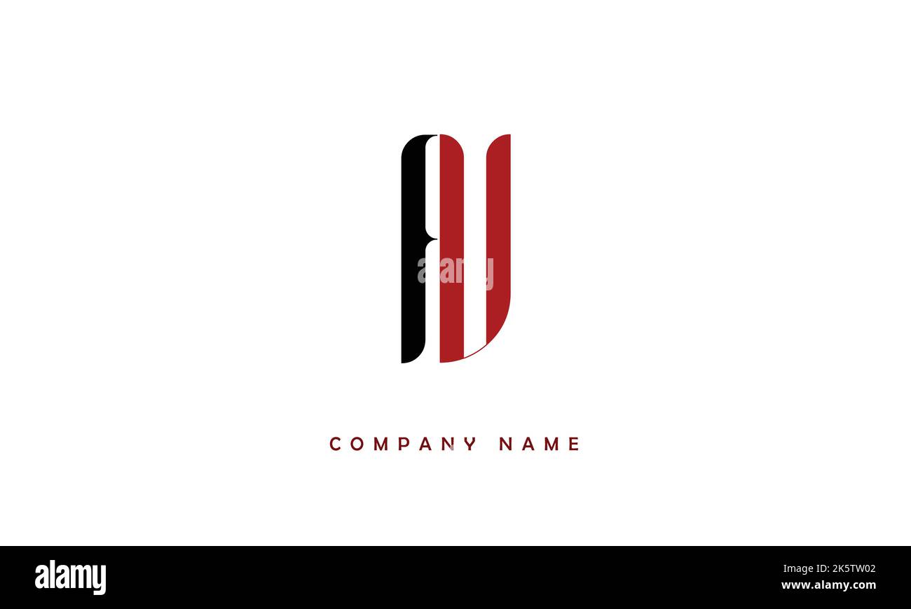AV, VA Abstract Letters Logo Monogram Stock Vector