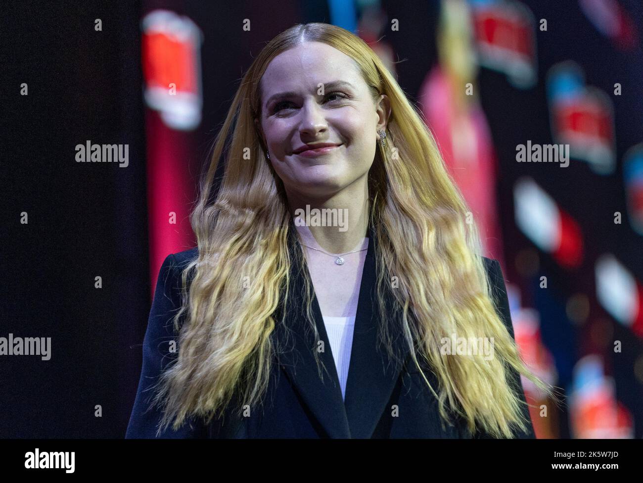 New York, United States. 09th Oct, 2022. Evan Rachel Wood attends panel ...
