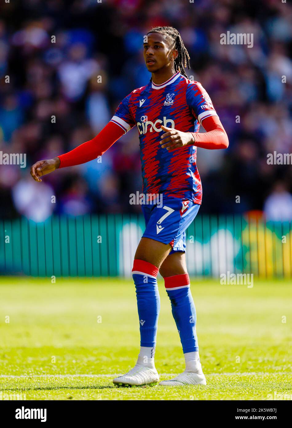 Crystal Palace s Michael Olise In Action During The Premier League 