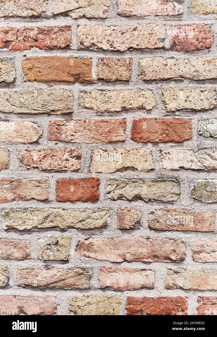 Vintage brick wall surface background Stock Photo - Alamy