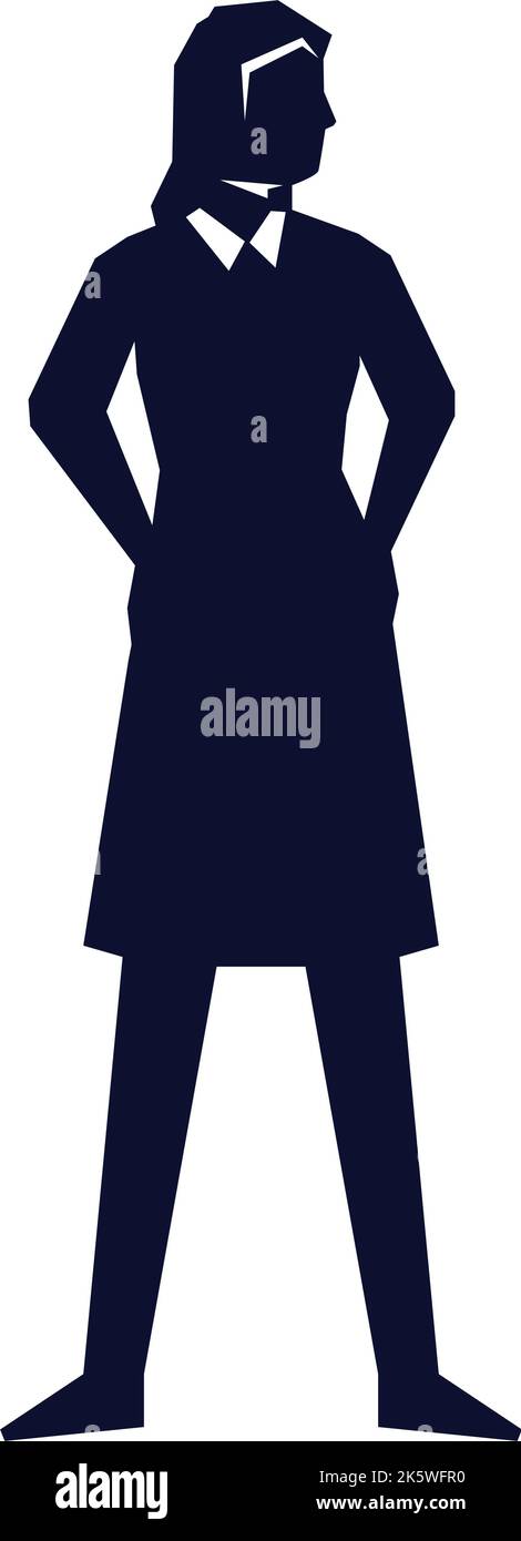 business woman silhouette Stock Vector Image & Art - Alamy
