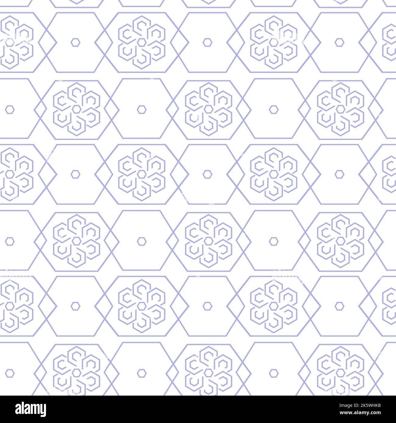 Blue abstract flowers from polygons and rhombuses on a transparent background. Vector seamless pattern. For fabric, clothing, background, textile, wra Stock Vector