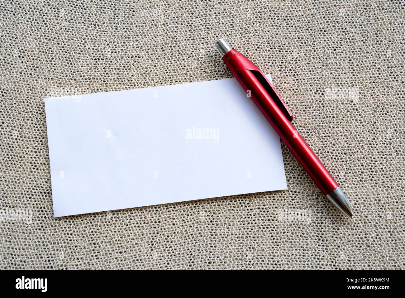 The word OPPORTUNITIES on white paper with a red pen Stock Photo