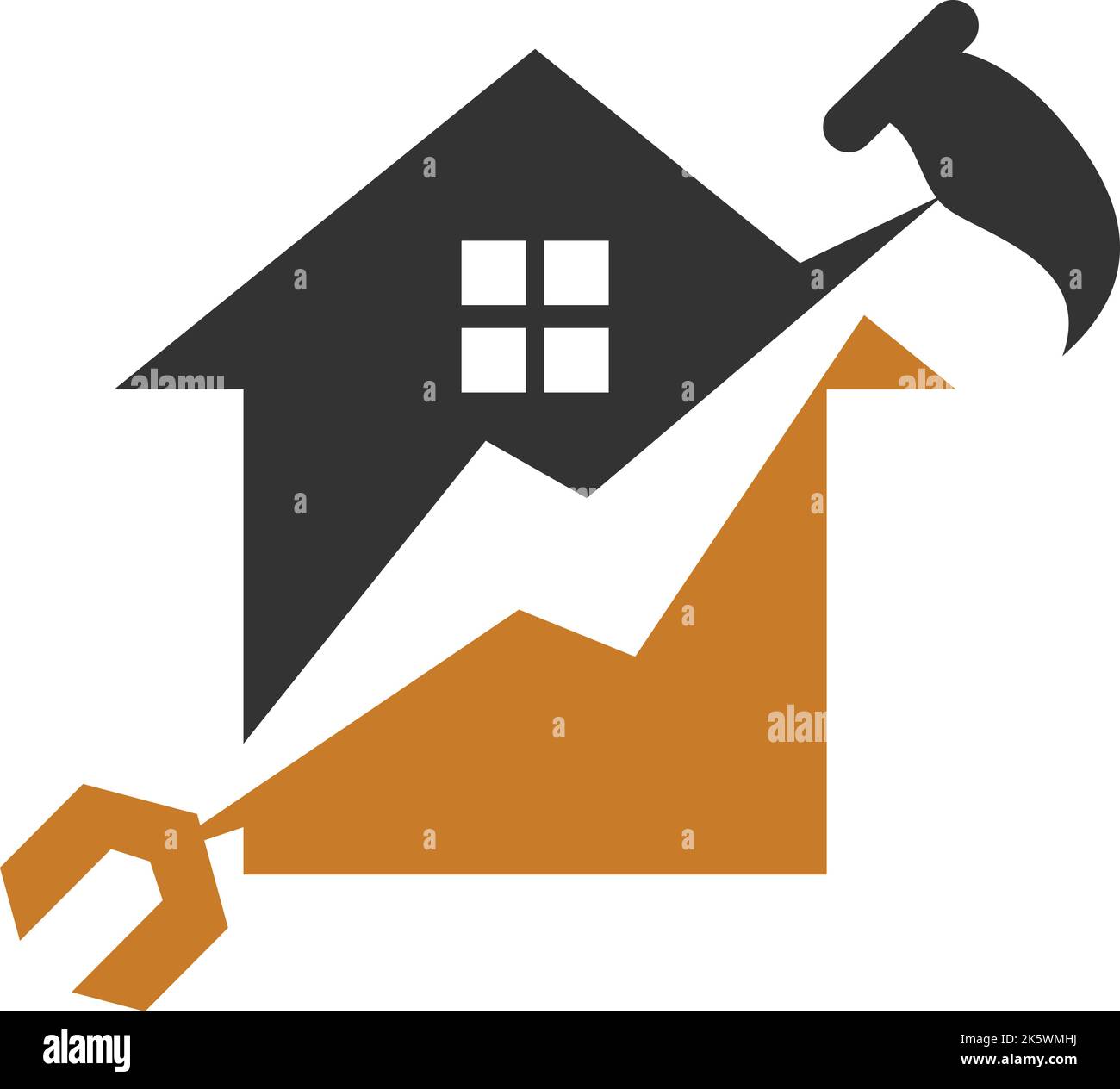 construction renovation fast logo Icon Illustration Brand Identity ...