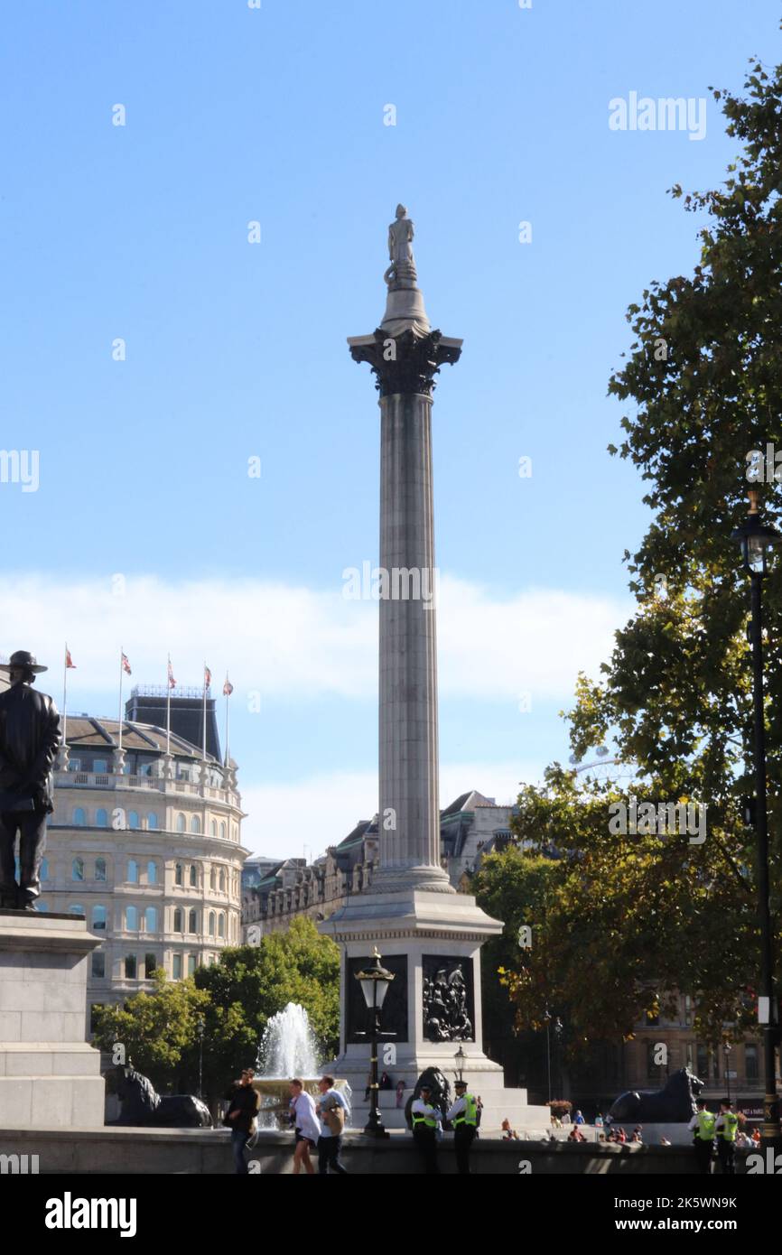 Trafalgar Square London England UK Stock Photo - Alamy