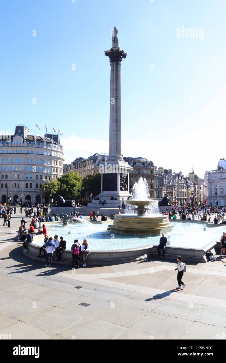 Trafalgar Square London England UK Stock Photo - Alamy