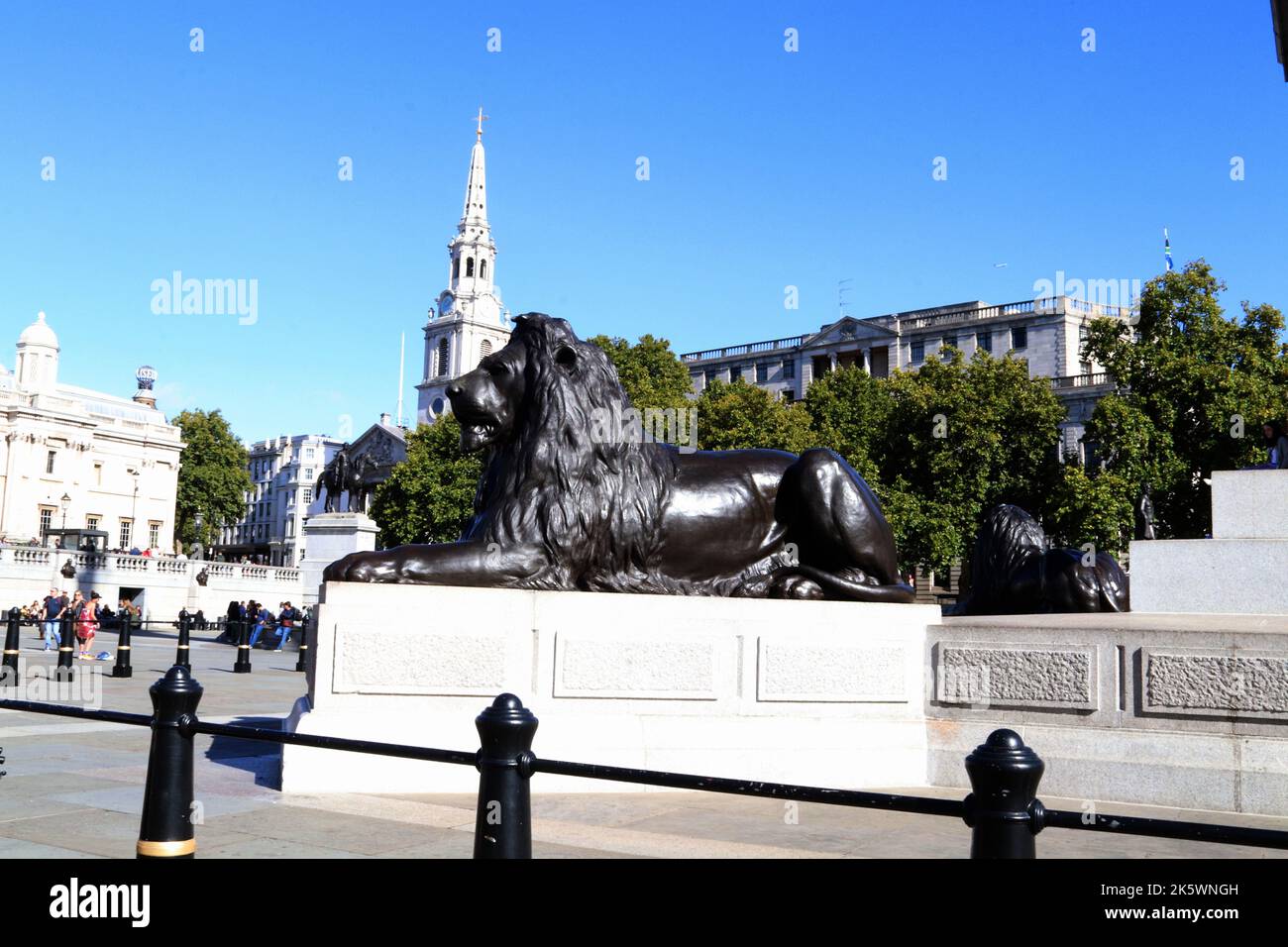 Trafalgar Square London England UK Stock Photo - Alamy