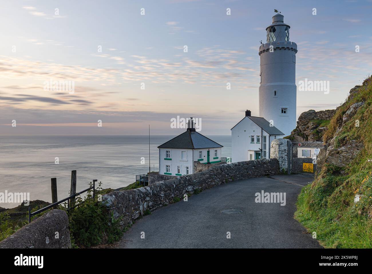 Sunrise at Start Point Lighthouse, Kingsbridge, Dorset, United Kingdom ...