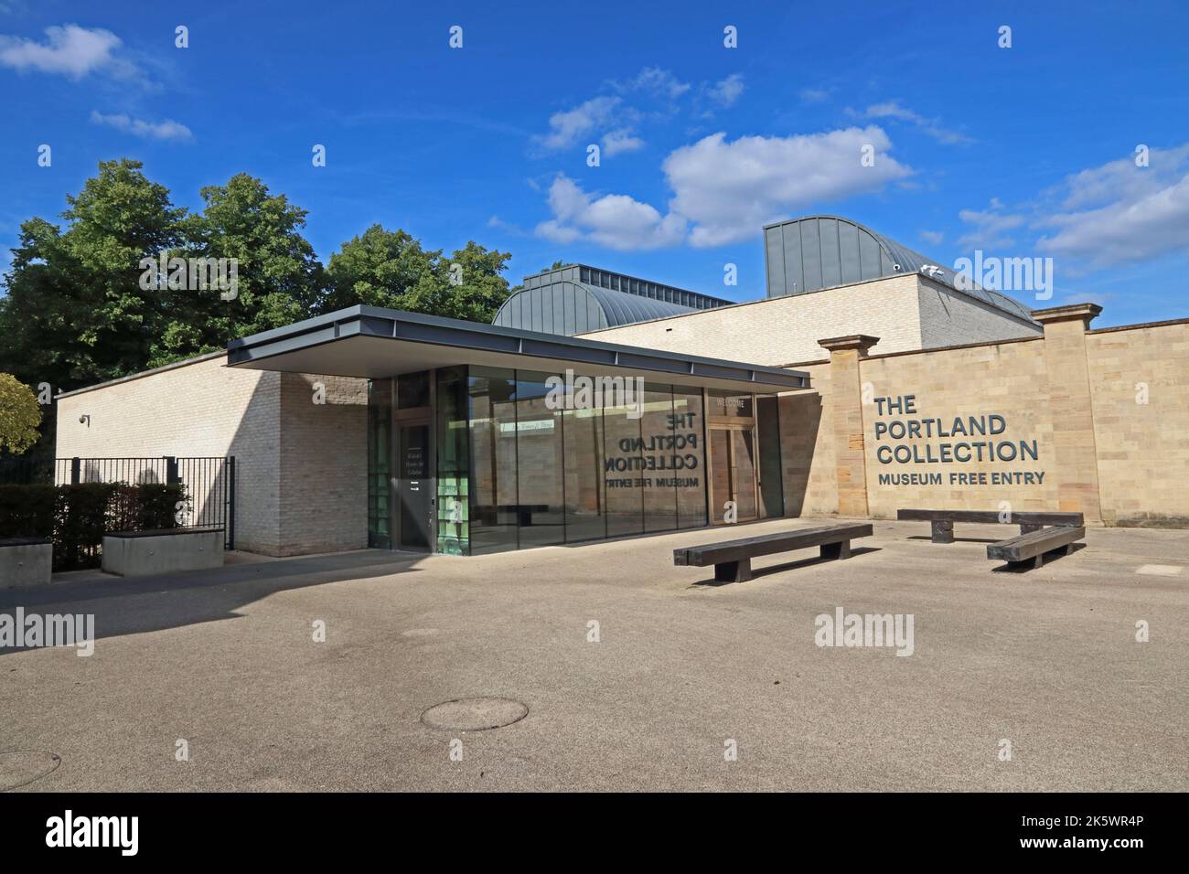 The Portland Collection building, Welbeck Stock Photo
