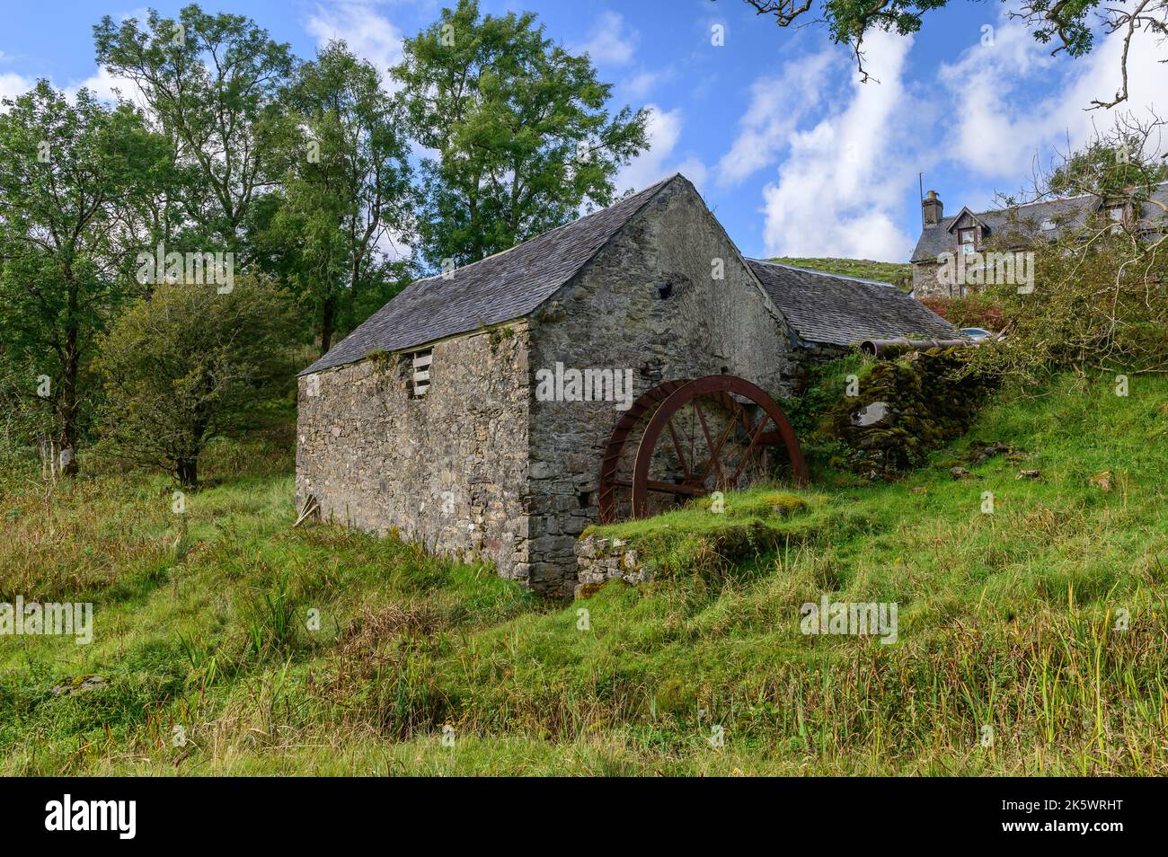 The disused corn mill  at Balnagown on the Isle of Lismore, Argyll and Bute, Scotland Stock Photo